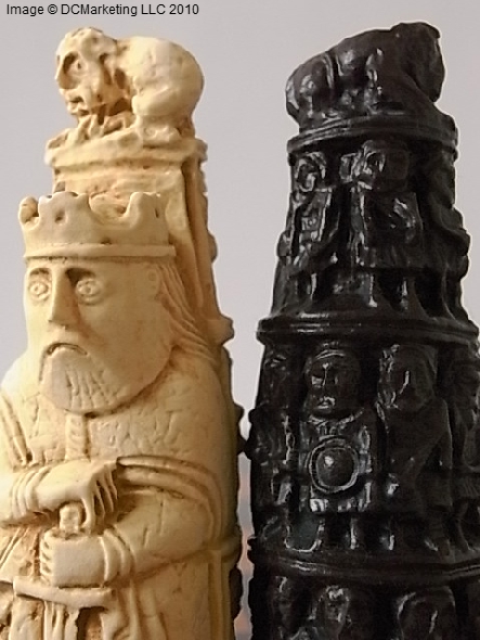 Medieval Plain Theme Chess Set